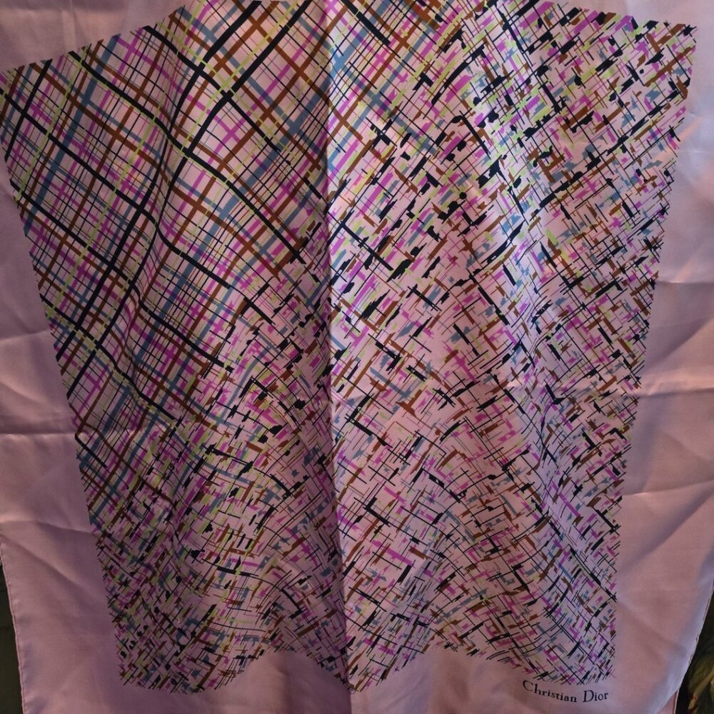 EUC Authentic Christian Dior Silk Scarf